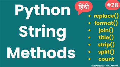 Toradh íomhá ar String Methods in Python