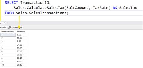 Image result for Create Function SQL Pulling into Table