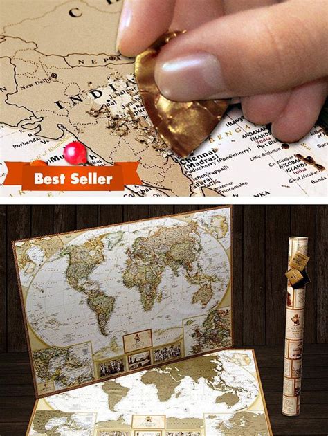 Image result for Scratchable World Map DIY
