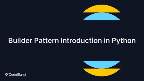 Builder Pattern Python に対する画像結果