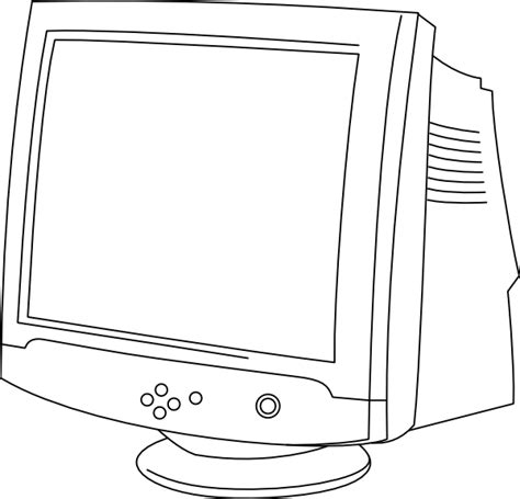 Toradh íomhá ar Computer Monitor Clip Art