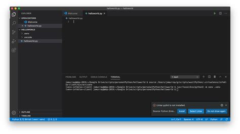 Image result for Activate Virtualenv Visual Studio Code