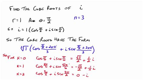 Image result for Cube Roots of Complex Numbers