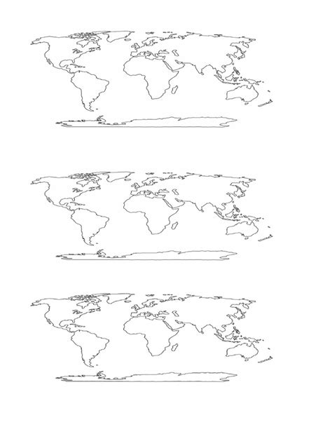 Blank map of the world | PDF