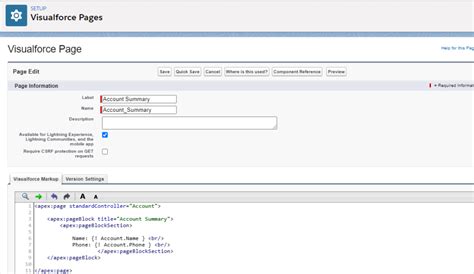 Image result for Visualforce Page. Examples