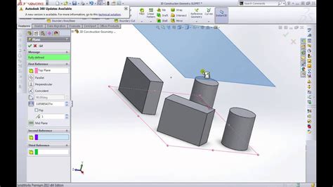 Geometry Feature Pattern SolidWorks に対する画像結果