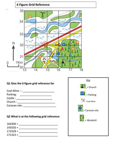 Image result for Grid Reference Map for Kids