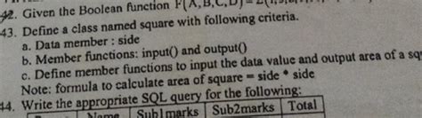 Toradh íomhá ar Boolean Function Deifne
