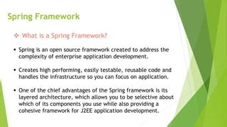 Kinds of Spring Framework に対する画像結果
