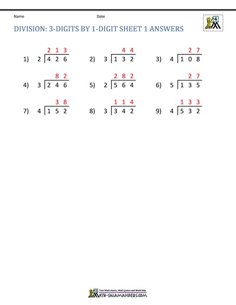 4th Grade Math Long Division に対する画像結果