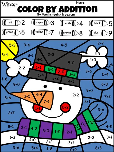 Color by Code Worksheets Free に対する画像結果