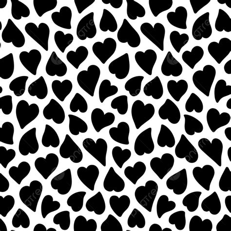 Toradh íomhá ar Heart Pattern Black and White