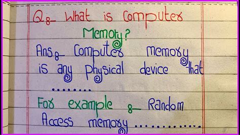 Computer Memory Examples に対する画像結果