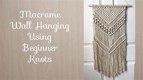 Toradh íomhá ar Wall Hanging Macrame Easy Steps Tutorial