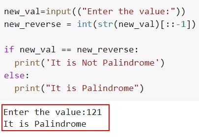 Image result for How to Do a Palindrome Program in Python