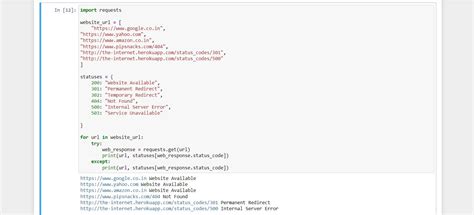 Image result for Website Connectivity Checker Python Project Output