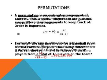 Image result for Permutation Rule in Probability