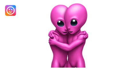 Afbeeldingsresultaten voor Alien Hug Girl Emoji Art