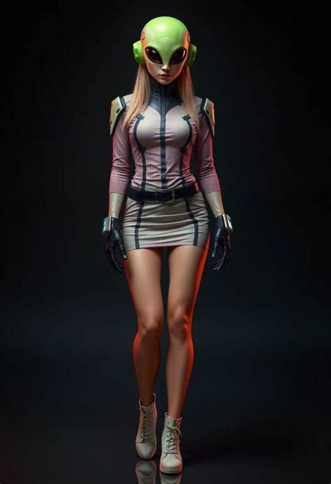 Image result for Alien Outfit Human