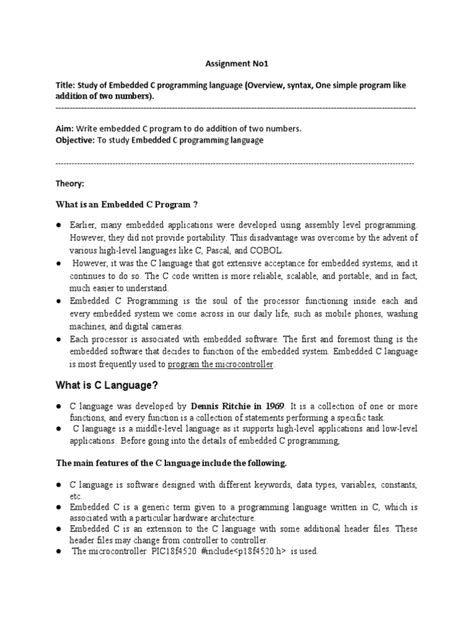 Image result for Embedded C Programming Basic Syntax