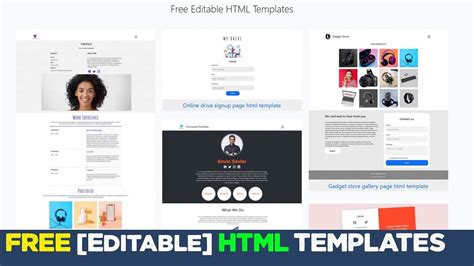 Printable Page HTML Template に対する画像結果