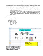 Image result for Create a Solver Answer Report