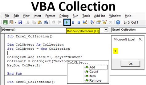 Image result for VBA Collection