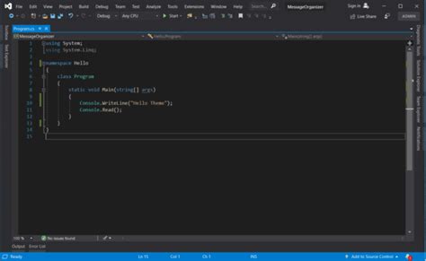Image result for Visual Studio Color Theme