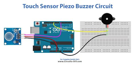 Image result for Arduino Touch Sensor Circuit Diagram