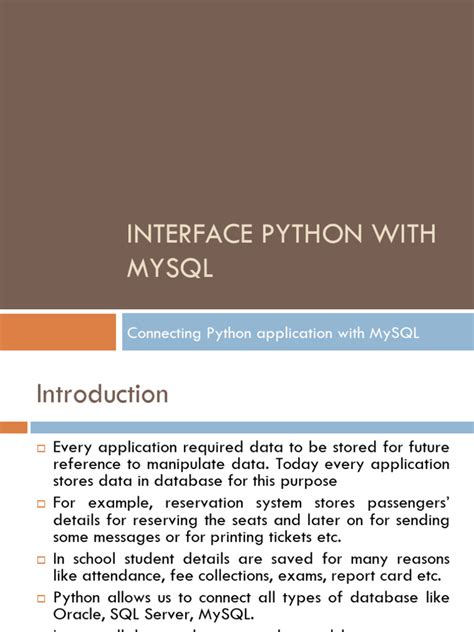Image result for Interface Python with MySQL