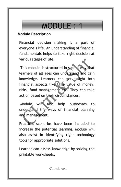 Module 8 Financial Literacy-এর ছবি ফলাফল