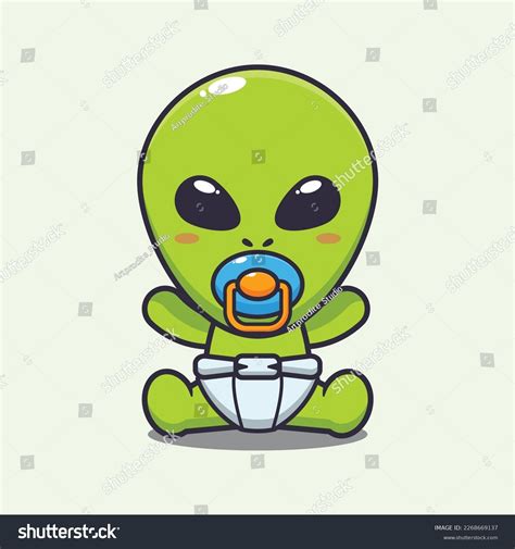 Image result for The Alien Baby Cute Drawing