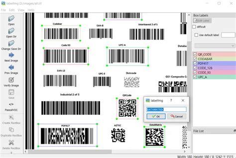 Computer Vision Small Barcode に対する画像結果