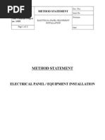 Image result for Method of Statement for Electrical Works
