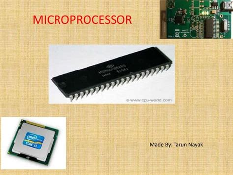 Image result for Microprocessor and Microcontroller PPT