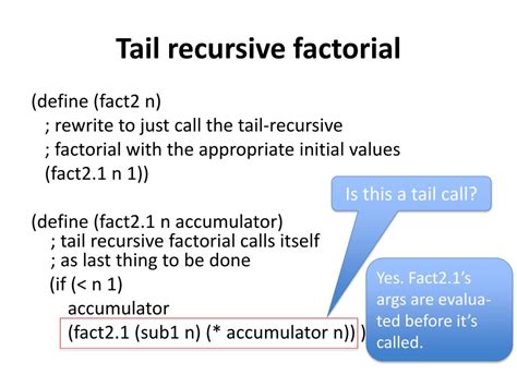 Image result for Example of Tail Recursion