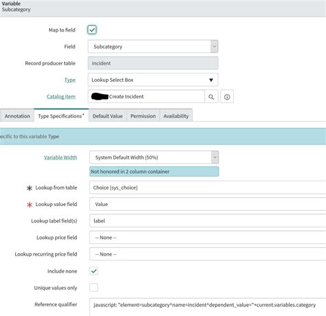Image result for Question Types in ServiceNow Catalog