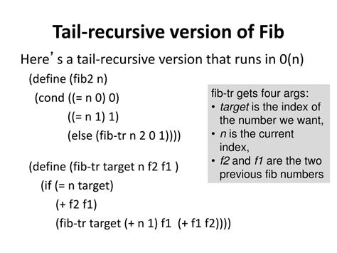 Image result for Example of Tail Recursion