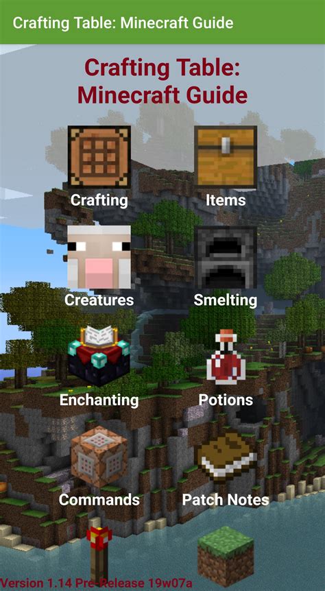 Toradh íomhá ar Minecraft Crafting Table Screen