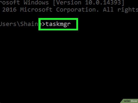 Toradh íomhá ar Task Manager Command