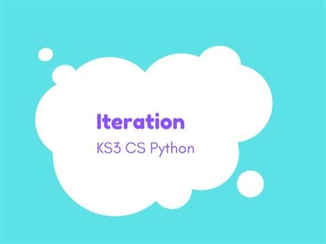 Toradh íomhá ar Iteration Computer Science Python