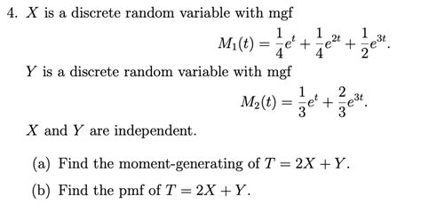 Image result for MGF Discrete Random Variabel