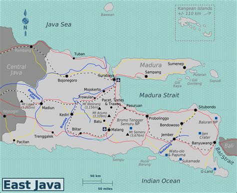 Image result for About East Java On Map