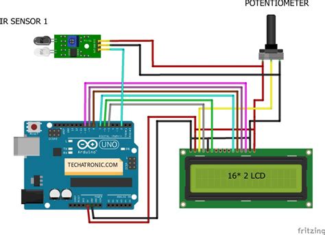 Bildergebnis für Circuit Diagram for Touchless Switch Using Arduino and IR Sensor
