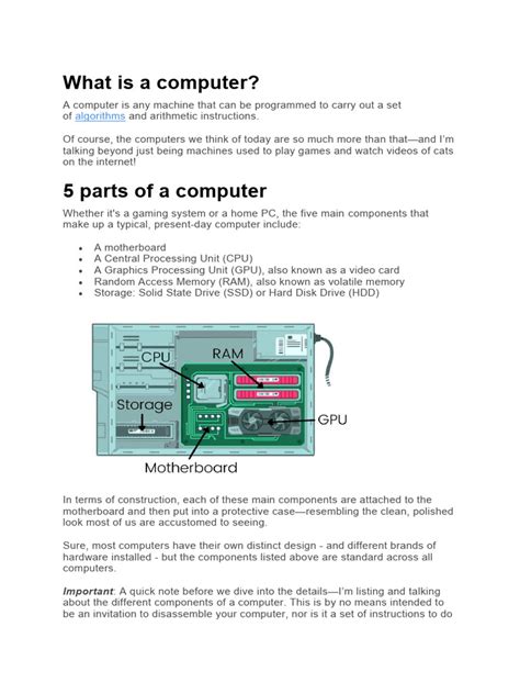 Image result for What Makes a Computer a Computer