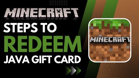 How to Redeem Minecraft Java Gift Card ! - YouTube