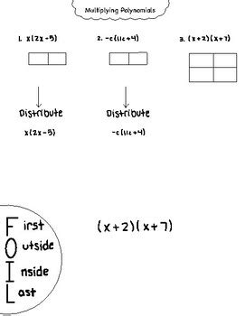 Box Method Add and Subtract Polynomials に対する画像結果