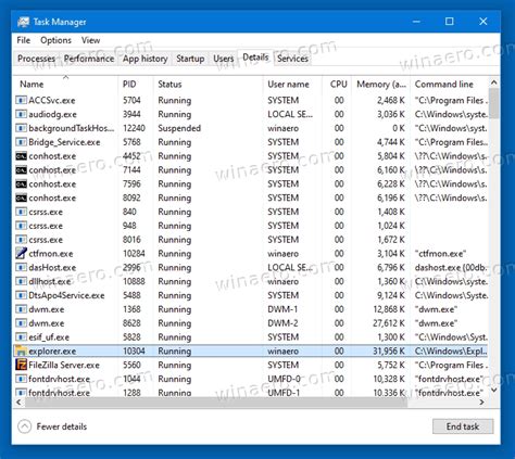 Image result for Win 10 Task Manager Run As