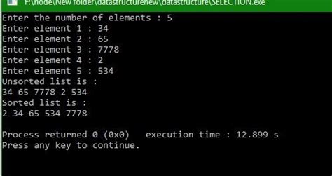Image result for Program to Impelement Selection Sort