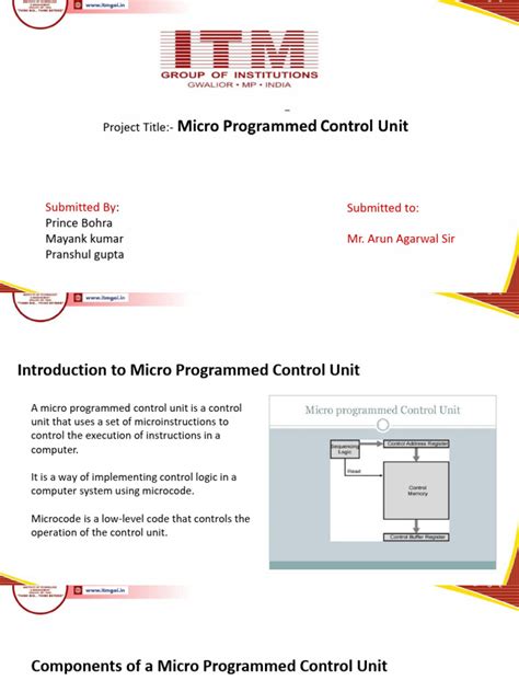 Image result for Microprogrammed Control Unit Configuration